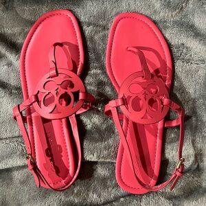 Pretty in Pink - Coach Jaci sandals